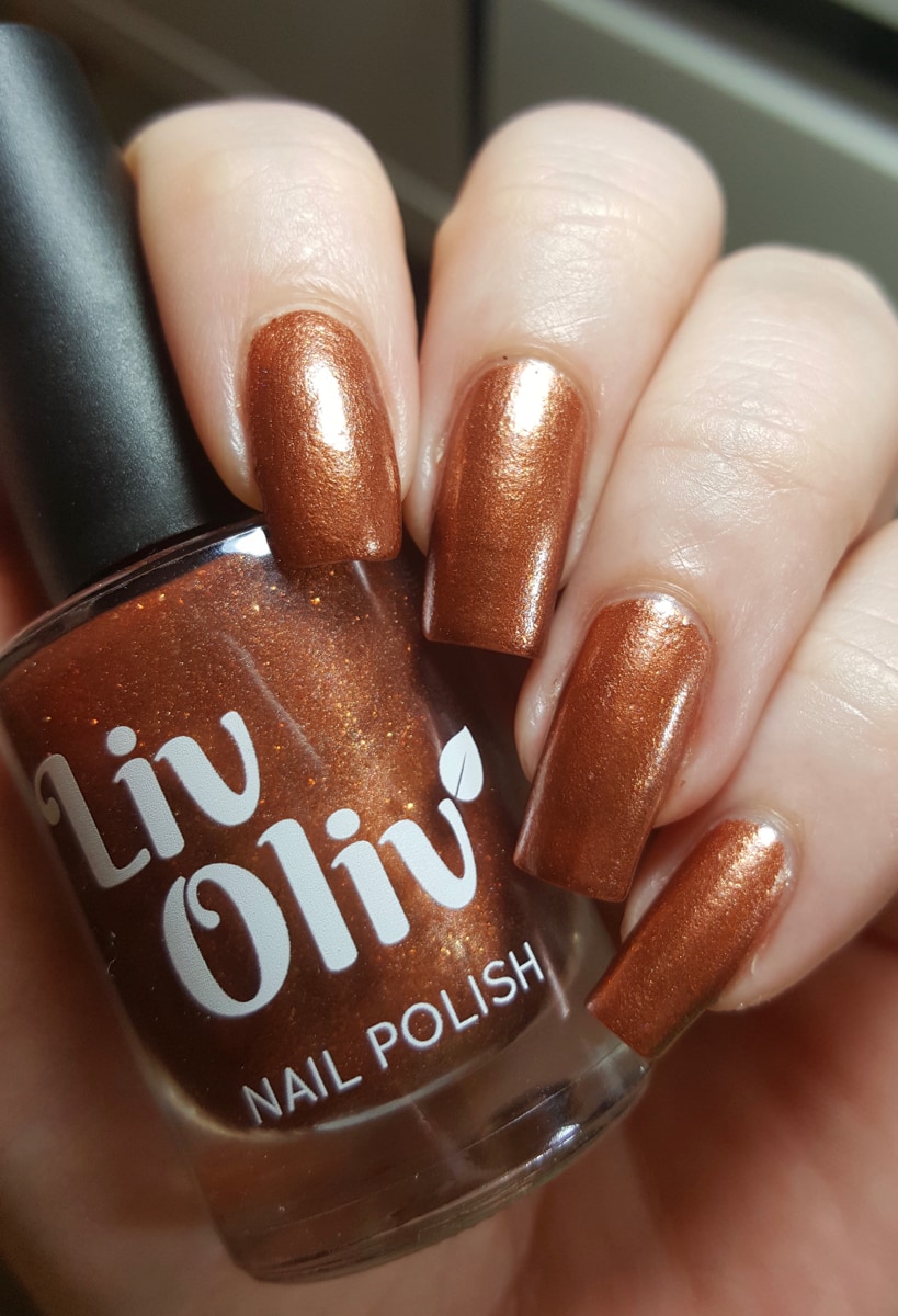 Checkmate Orange Copper Ultra Metallic Bright Nail Polish - Etsy