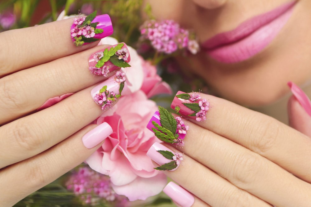 Floral Nails