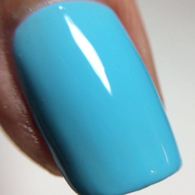 Free Spirit Macro - bright neon turquoise gloss top coat