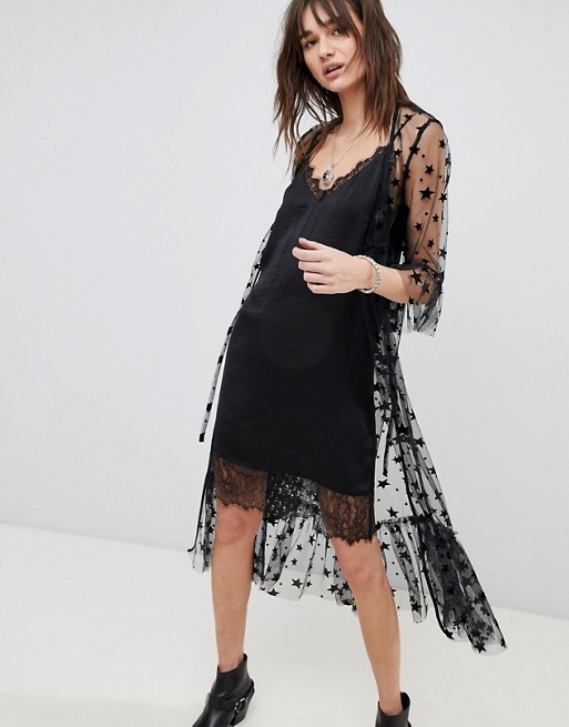 Vero Moda Star Mesh Kimono Jacket