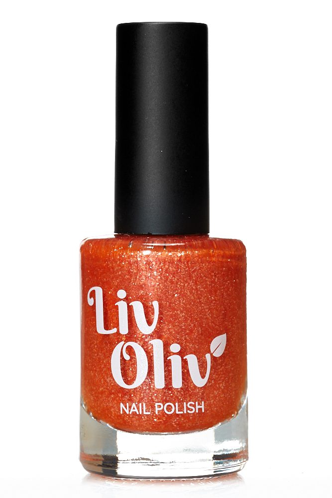 livoliv orange cruelty free nail polish