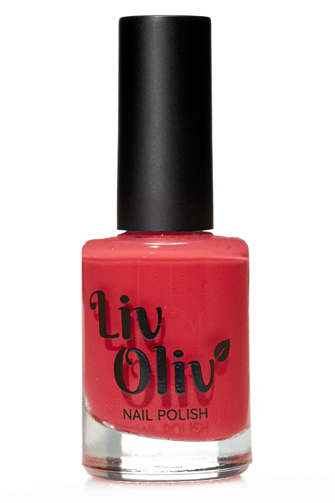 Neon Red Nail Varnish