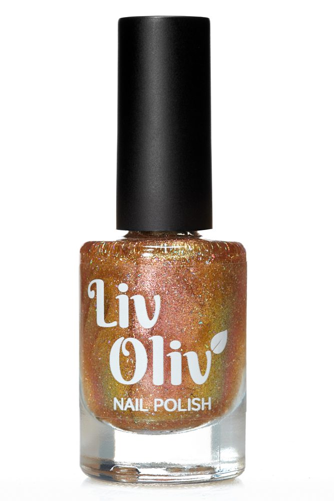 Rose Gold holo cruelty free nail polish