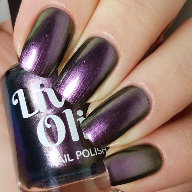 LivOliv Cruelty Free Nail Polish ultra chrome purple