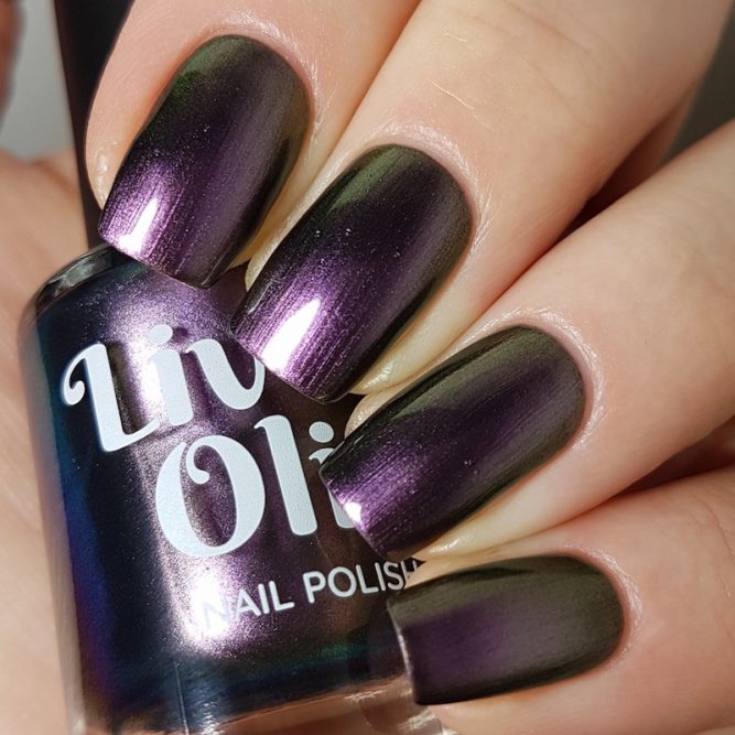 LivOliv Cruelty Free Nail Polish ultra chrome purple