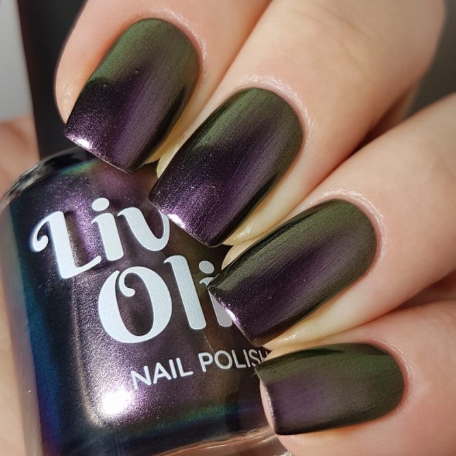 LivOliv Cruelty Free Nail Polish ultra chrome purple