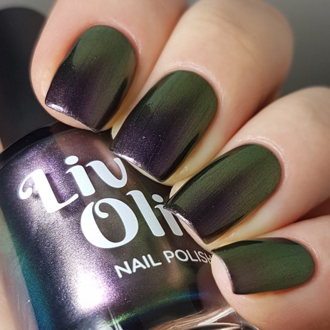 LivOliv Cruelty Free Nail Polish ultra chrome purple