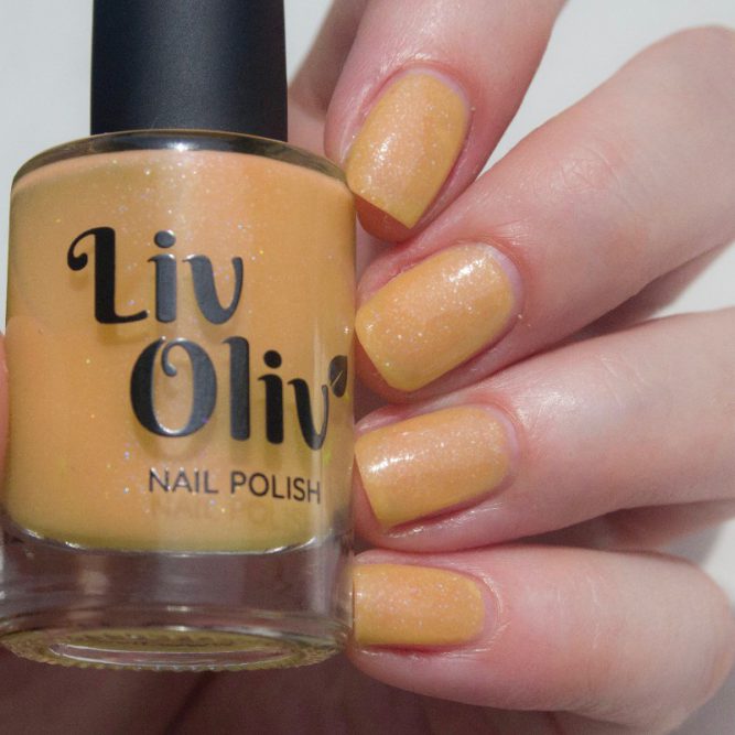 yellow to orange photochromic cruelty free yellow polish orange nails