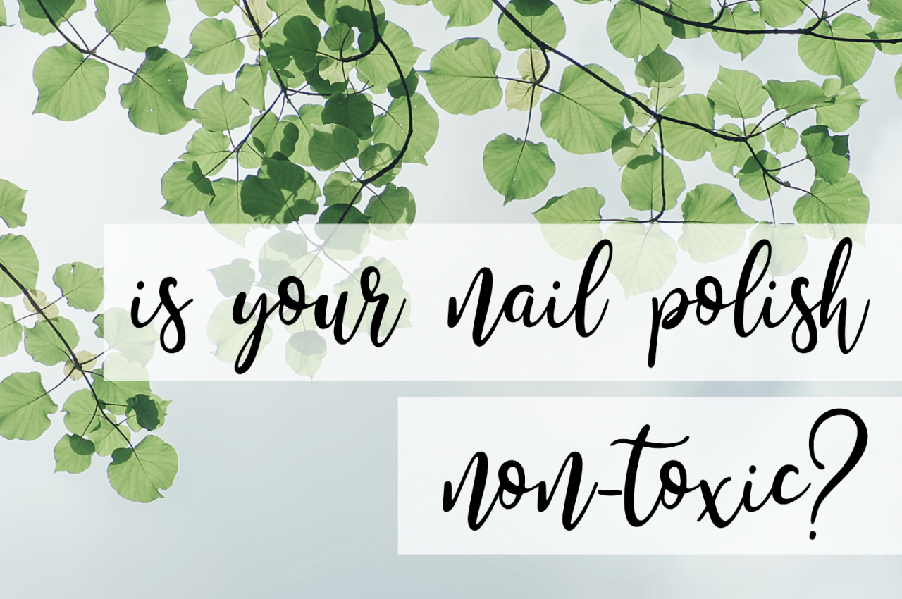 non toxic nail polish