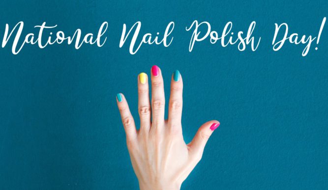 7. "Festive August Nail Colors for National Nail Polish Day" - wide 9